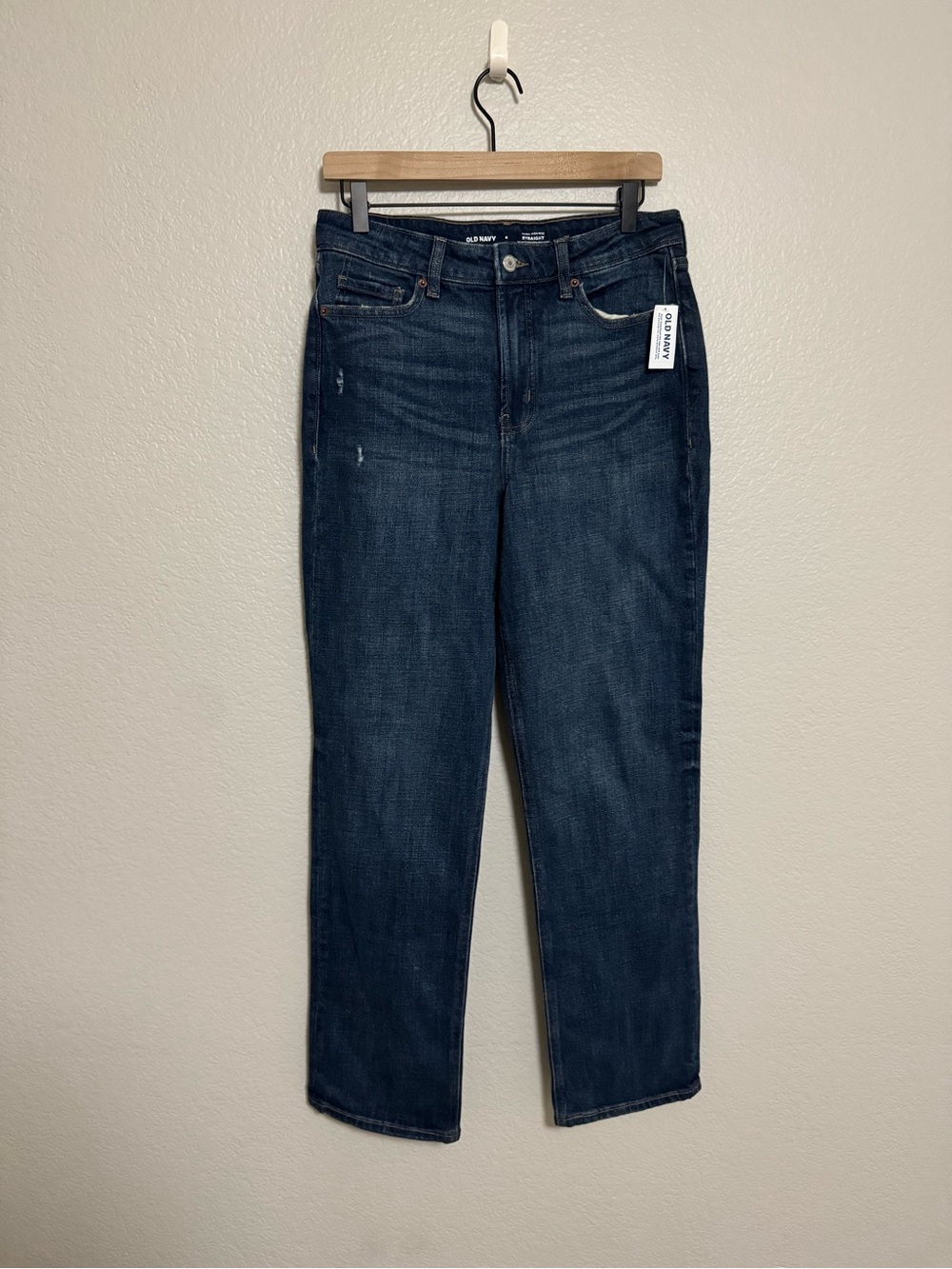 Old Navy Dark Indigo Straight-Leg Women’s Jeans